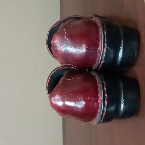 B.O.C Dark Red Mule Shoes Size 7.5 - Picture 4 of 6
